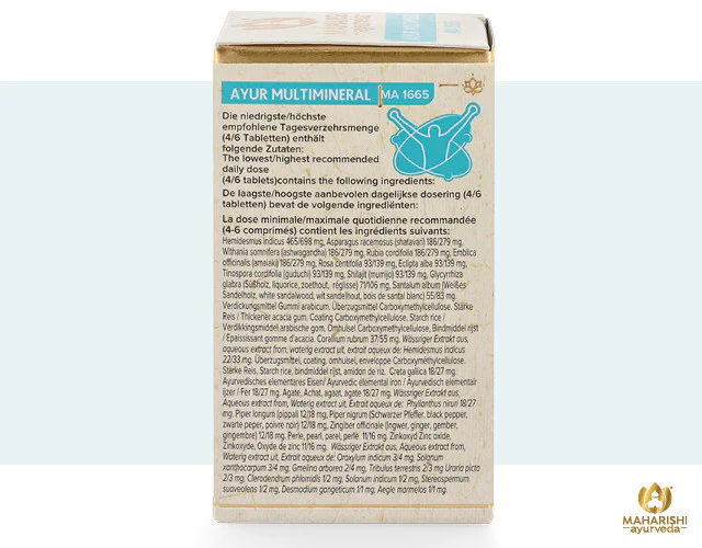 Ayur Multimineral MA 1665 – Ayurveda Nahrungsergänzung, Eisen & Zink - Image 4