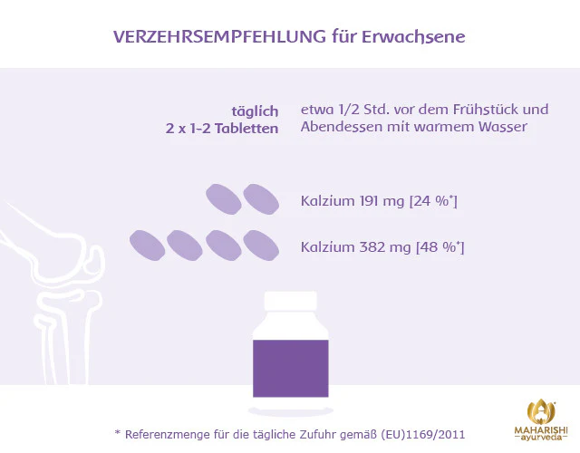 Calcio Care MA 925 – Ayurveda Nahrungsergänzung mit Kalzium und Kräutern - Image 3