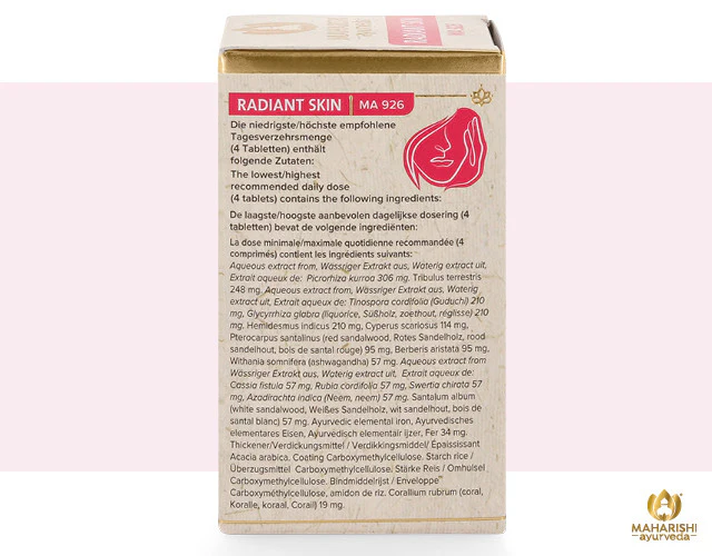Radiant Skin MA 926 – Ayurveda Nahrungsergänzung mit Kräutern & Eisen - Image 4